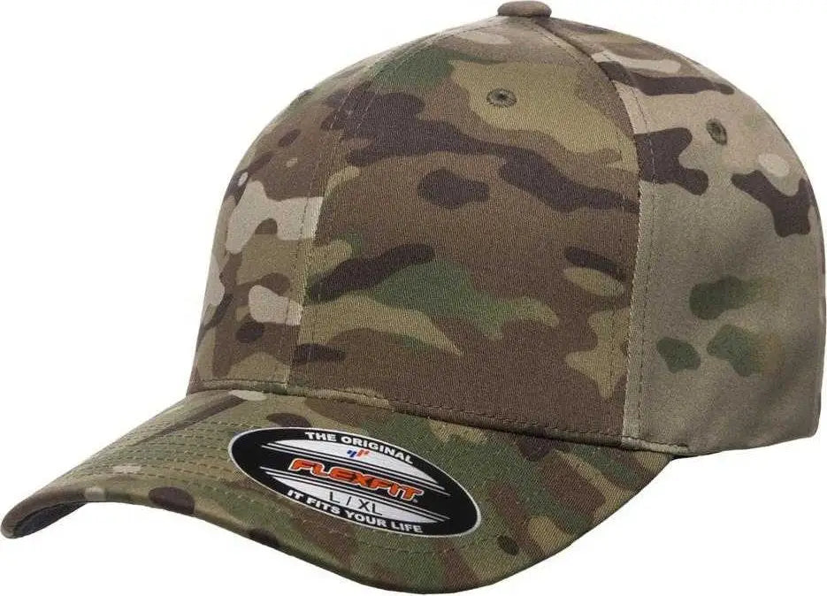 Flexfit 6277MC MultiCam Twill Cap - Multicam Green - Multi-Colored / 6 3/4’’ - 7 1/4’’