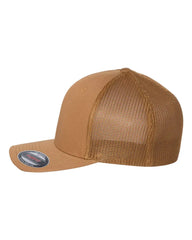 Flexfit 6511 Trucker Cap - Caramel - Burnt Orange / One Size Fits Most