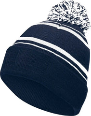 Holloway 223860 Homecoming Beanie with Cuff - Navy White - Navy White / Adult OSFM