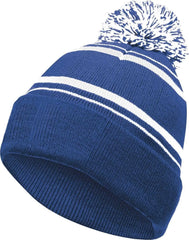 Holloway 223860 Homecoming Beanie with Cuff - Royal White - Royal White / Adult OSFM