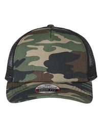 Imperial 1287 North Country Trucker Cap - Camo Black - Multi Colored / One Size Fits Most