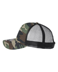Imperial 1287 North Country Trucker Cap - Camo Black - Multi Colored / One Size Fits Most