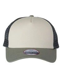 Imperial 1287 North Country Trucker Cap - Stone Moss Charcoal - Light Gray Dark Gray / One Size Fits Most