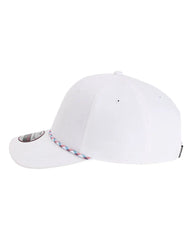 Imperial 7054 The Wingman Cap - White Blue Red White - White/ Blue/ Red/ White / One Size Fits Most