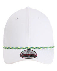 Imperial 7054 The Wingman Cap - White Green Yellow - White/ Green/ Yellow / One Size Fits Most