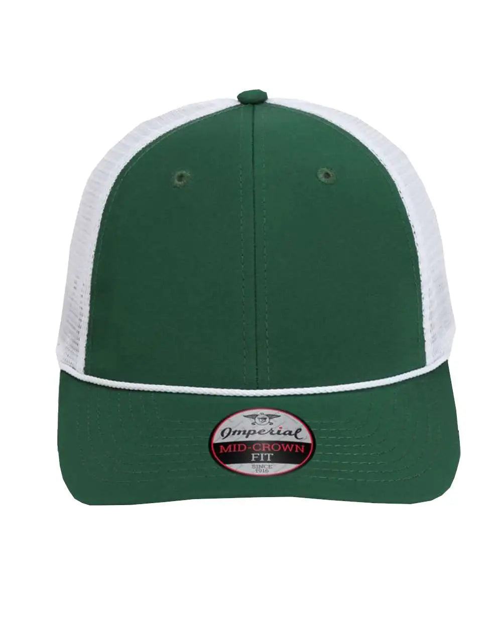 Imperial 7055 The Night Owl Performance Rope Cap - Forest White - Forest White / One Size Fits Most