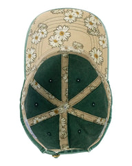 Infinity Her CASSIE Women’s Pigment-Dyed with Fashion Undervisor Cap - Jade Daisy - Jade/ Daisy / One Size Fits Most