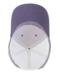 Infinity Her CHARLIE Women’s Modern Trucker Cap - Violet White - Violet/ White / One Size Fits Most