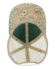 Infinity Her TESS Women’s Washed Mesh-Back Cap - Jade Daisy Khaki - Jade/ Daisy/ Khaki / One Size Fits Most