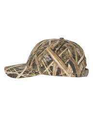 Kati LC15V Licensed Camo Hook-and-Loop Cap - Mossy Oak Shadow Grass - Mossy Sand / One Size Fits Most
