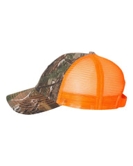 Kati LC5M Licensed Camo Mesh Back Cap - Realtree Ap Neon Orange - Realtree Orange / One Size Fits Most
