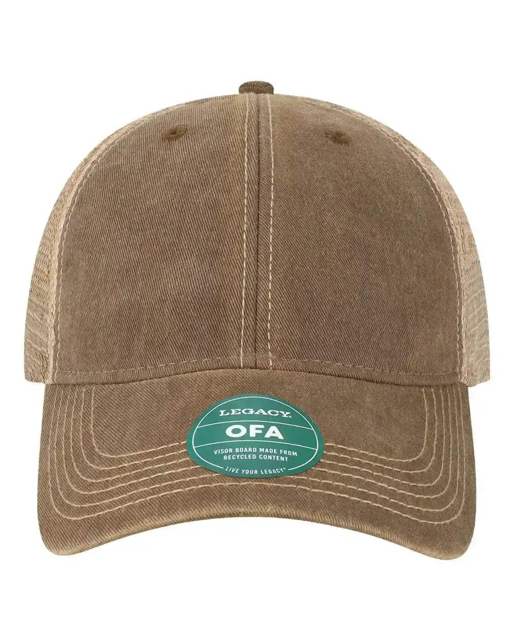 LEGACY OFA Old Favorite Trucker Cap - Brown Khaki - Brown Khaki / One Size Fits Most