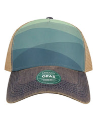 LEGACY OFAFP Old Favorite Five-Panel Trucker Cap - Rolling Mountains - Rolling Mountains / One Size Fits Most