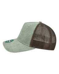 LEGACY ROADIE Five-Panel Trucker Cap - Sawgrass Corduroy Brown - Brown / One Size Fits Most