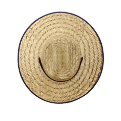 Lunada Bay 528 Mat Straw Lifeguard Hat - USA - Red Blue / One Size Fits Most