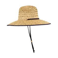 Lunada Bay 528 Mat Straw Lifeguard Hat - USA - Red Blue / One Size Fits Most