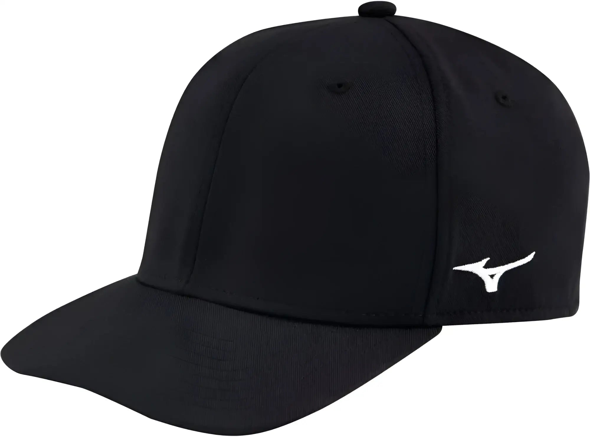 Mizuno 370317 Mizuno Fitted Pro Cap - Black - Black / S/M