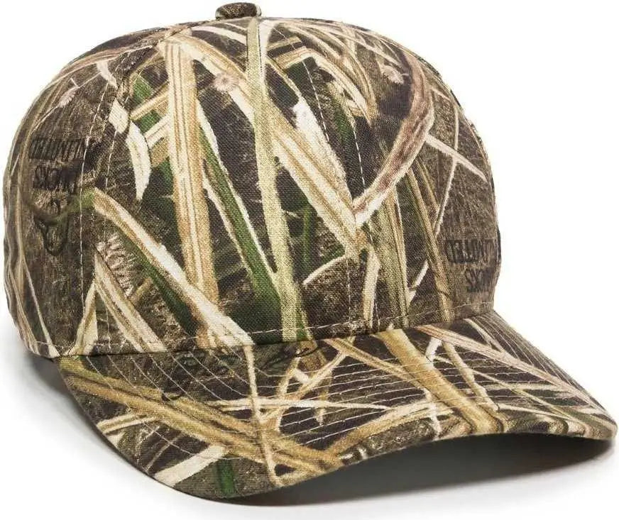 OC Sports 301IS Adjustable Cap - Mossy Oak Shadow Grass Blades Ducks Unlimited Edition - Mossy Oak Shadow Grass Blades