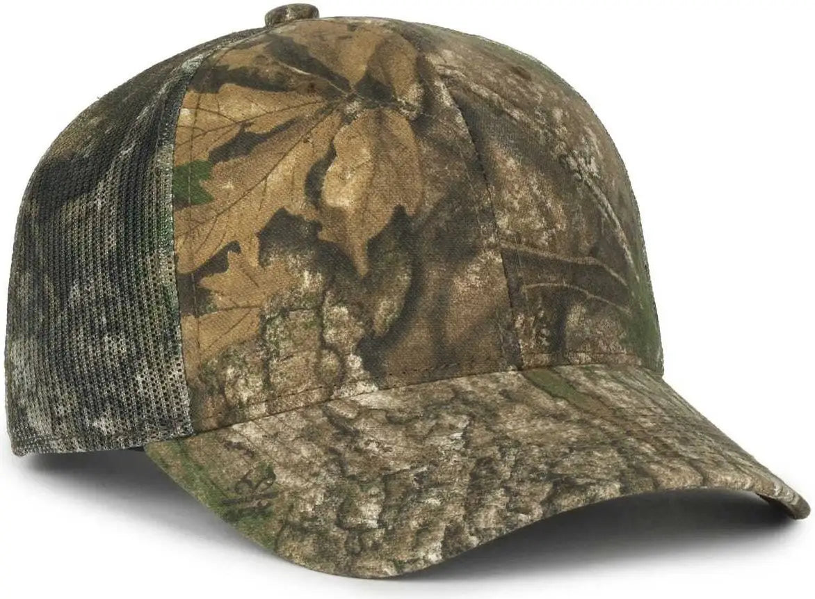 OC Sports 315M Camo Mesh Back Cap - Realtree APX - Realtree / 6 7/8’’ - 7 1/2’’