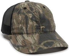 OC Sports 430PC Adjustable Mesh Back Cap - Original Mossy Oak Break-Up Black - Mossy Oak Break-Up Black / 6 7/8’’ - 7