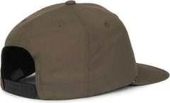 OC Sports OC 504 Packable Flat Visor With Cord Cap - Olive - Olive / OSFM