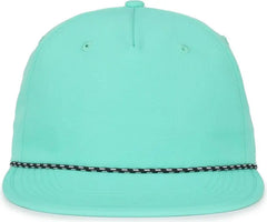 OC Sports OC 504 Packable Flat Visor With Cord Cap - Sea Foam - Foam / OSFM