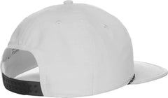 OC Sports OC 504 Packable Flat Visor With Cord Cap - White - White / 6 7/8’’ - 7 1/2’’