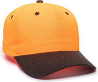 OC Sports 550IS Adjustable Cap that is Easily Visible - Blaze Dark Brown - Blaze Brown / 6 7/8’’ - 7 1/2’’