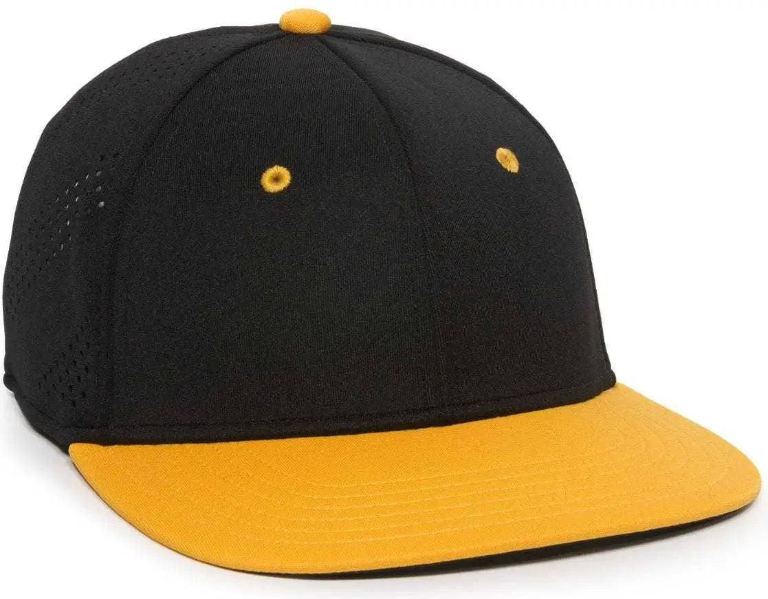 OC Sports AIR25 Flexible Fitting Cap - Black Gold - Black Gold / 6 3/8’’ - 6 3/4’’
