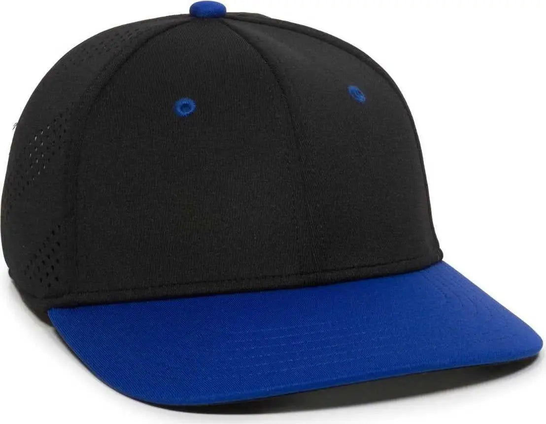 OC Sports AIR25 Flexible Fitting Cap - Black Royal - Black Royal / 6 3/8’’ - 6 3/4’’