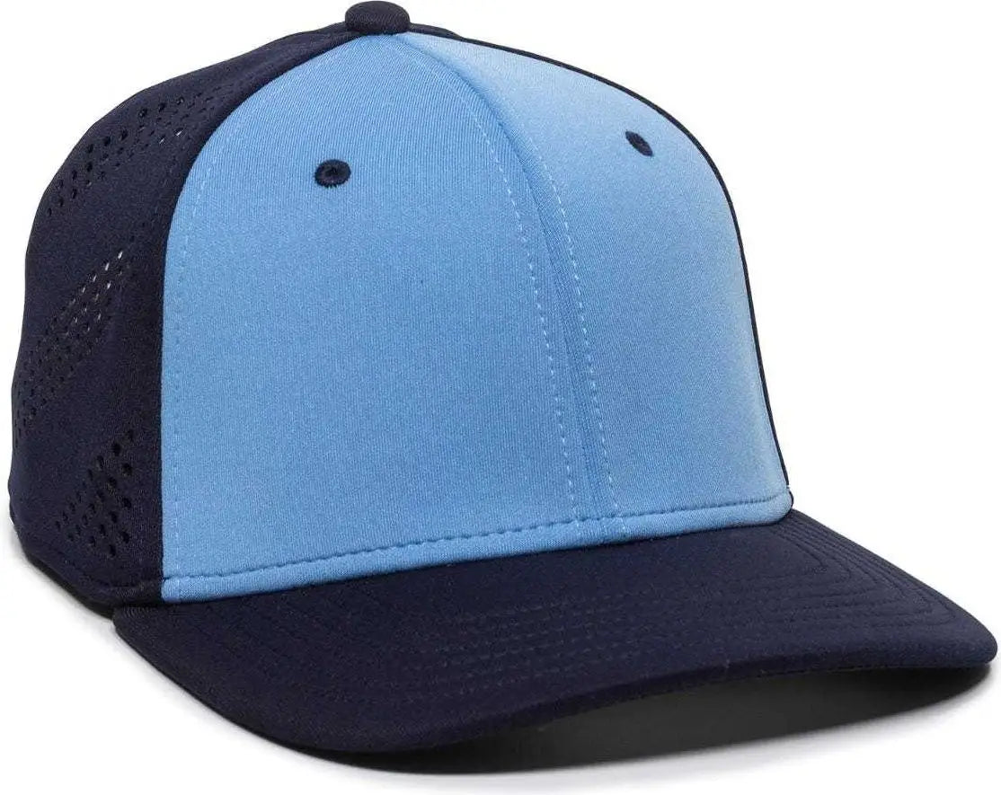 OC Sports AIR25 Flexible Fitting Cap - Columbia Blue Navy Navy - Columbia Blue Navy / 6 3/8’’ - 6 3/4’’