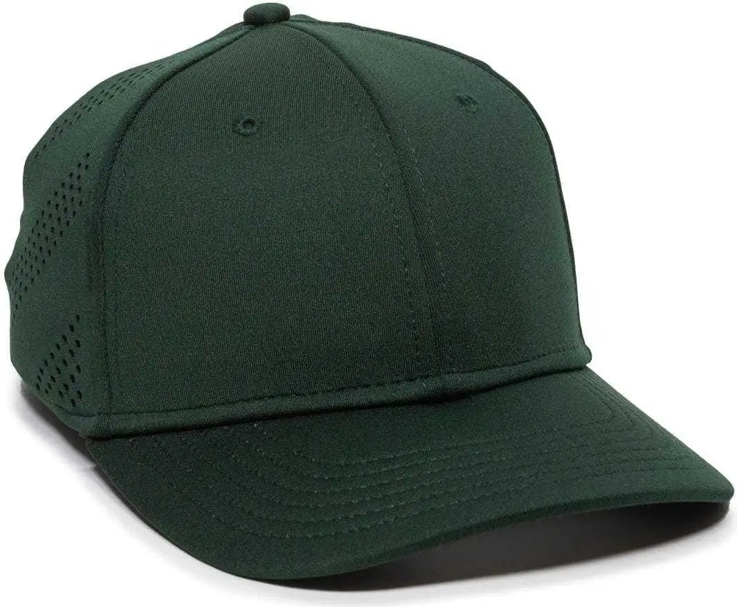OC Sports AIR25 Flexible Fitting Cap - Dark Green - Forest / 6 3/8’’ - 6 3/4’’