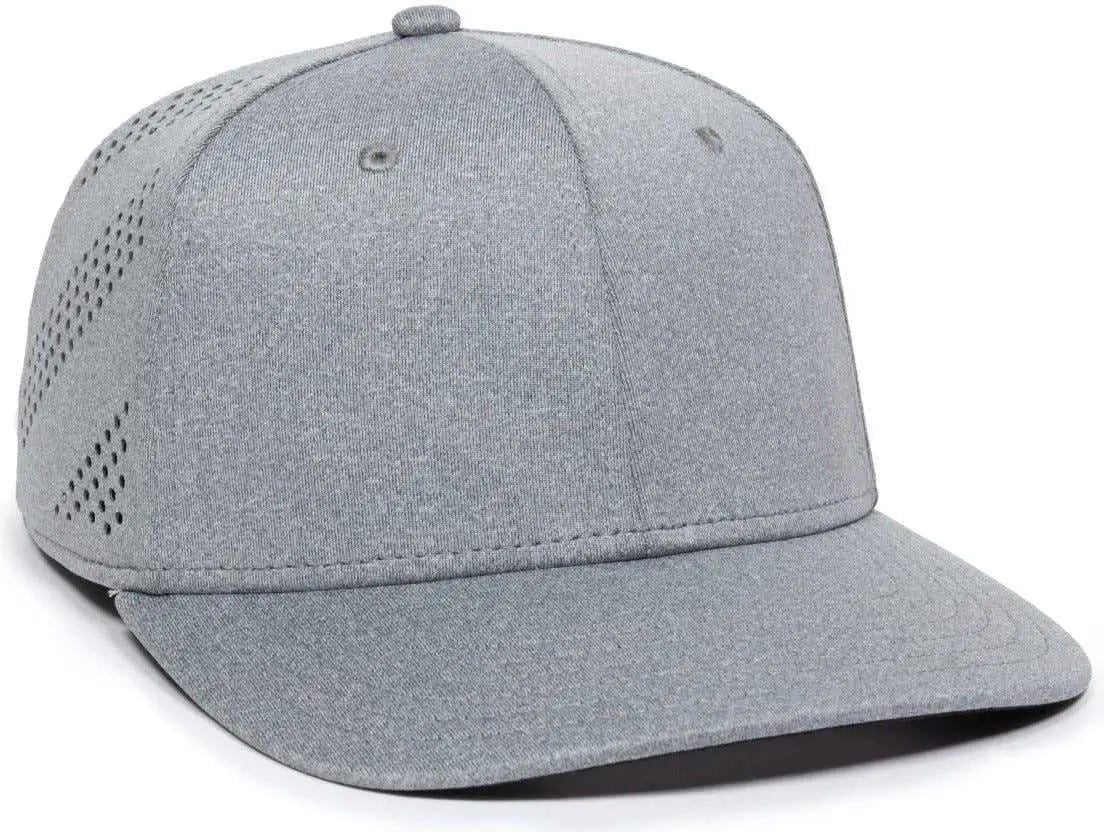 OC Sports AIR25 Flexible Fitting Cap - Heathered Gray - Gray / XS/S