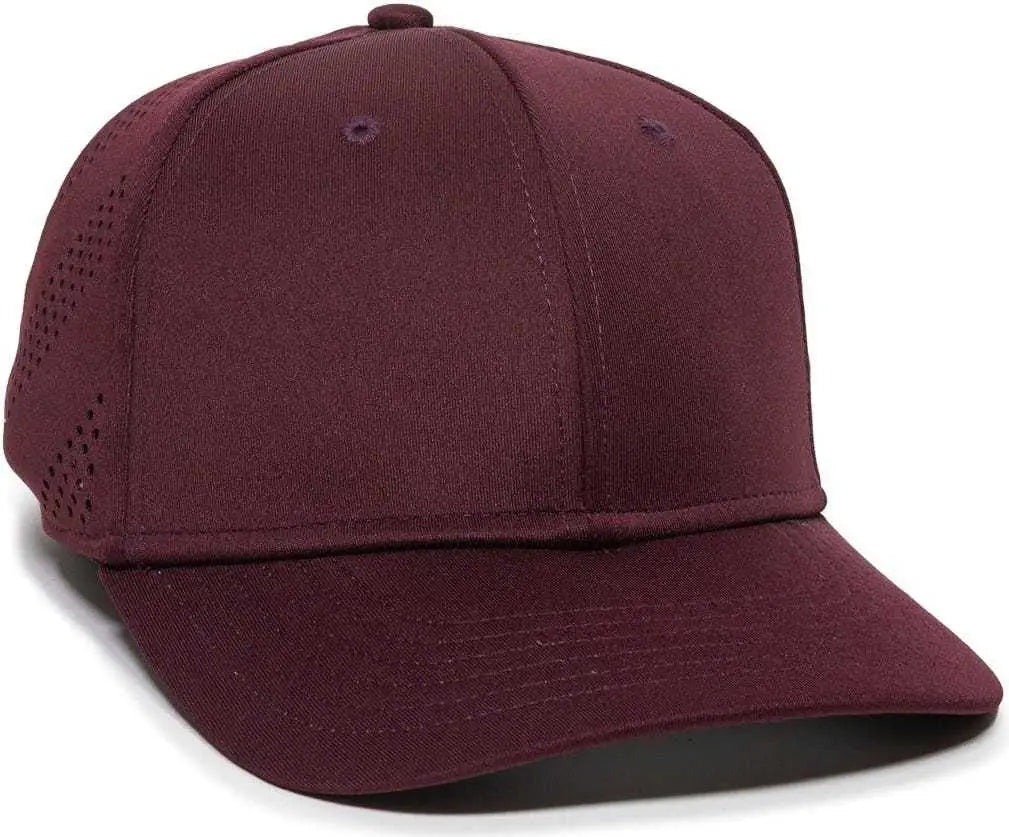 OC Sports AIR25 Flexible Fitting Cap Maroon Maroon / 6 3/8’’ 6 3/4’’