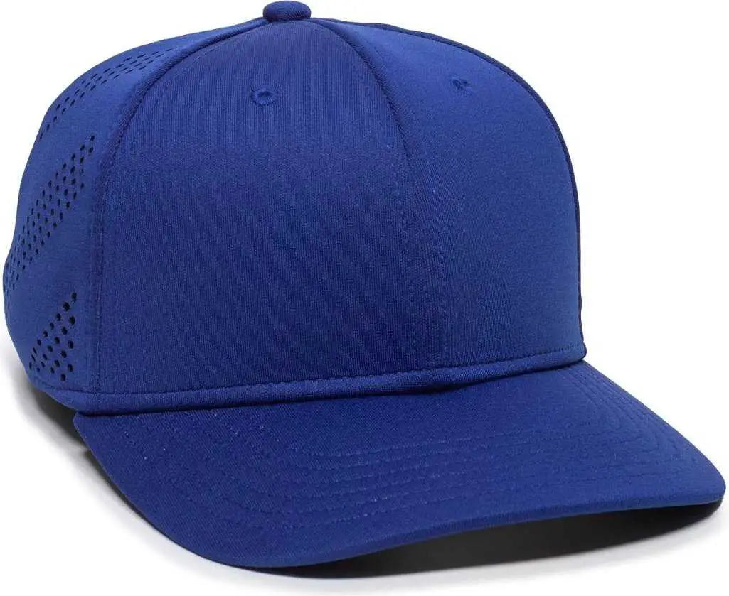 OC Sports AIR25 Flexible Fitting Cap - Royal - Royal / 6 3/8’’ - 6 3/4’’