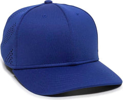 OC Sports AIR25 Flexible Fitting Cap - Royal - Royal / 6 3/8’’ - 6 3/4’’
