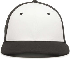 OC Sports AIR25 Flexible Fitting Cap - White Black Black