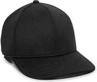 OC Sports AIR50 Proflex Adjustable Performance Cap - Black - Black / 6 7/8’’ - 7 1/2’’