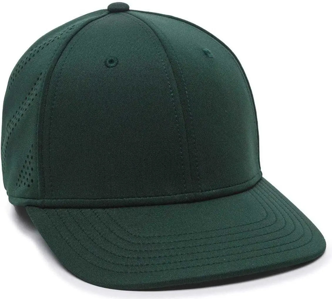 OC Sports AIR50 Proflex Adjustable Performance Cap - Dark Green - Forest / 6 7/8’’ - 7 1/2’’