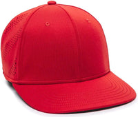 OC Sports AIR50 Proflex Adjustable Performance Cap - Red - Red / 6 7/8’’ - 7 1/2’’
