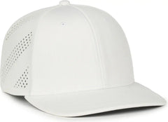 OC Sports AIR50 Proflex Adjustable Performance Cap - White - White / OSFM