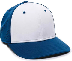 OC Sports AIR50 Proflex Adjustable Performance Cap - White Royal Royal - White Royal / 6 7/8’’ - 7 1/2’’