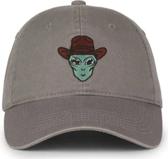 OC Sports ALIEN01 Low Crown Dad Cap - Dark Gray - Dark Gray / 6 7/8’’ - 7 1/2’’