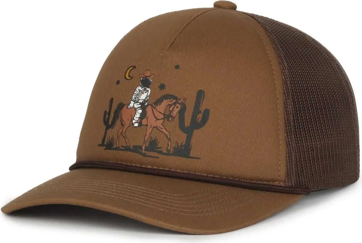 OC Sports ALIEN03 Pro Crown Dad Cap - Clay Brown - Tan Brown / 6 7/8’’ - 7 1/2’’