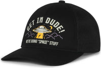 OC Sports ALIEN04 Pro Crown Dad Cap - Black Black - Black / 6 7/8’’ - 7 1/2’’