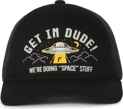 OC Sports ALIEN04 Pro Crown Dad Cap - Black Black - Black / 6 7/8’’ - 7 1/2’’