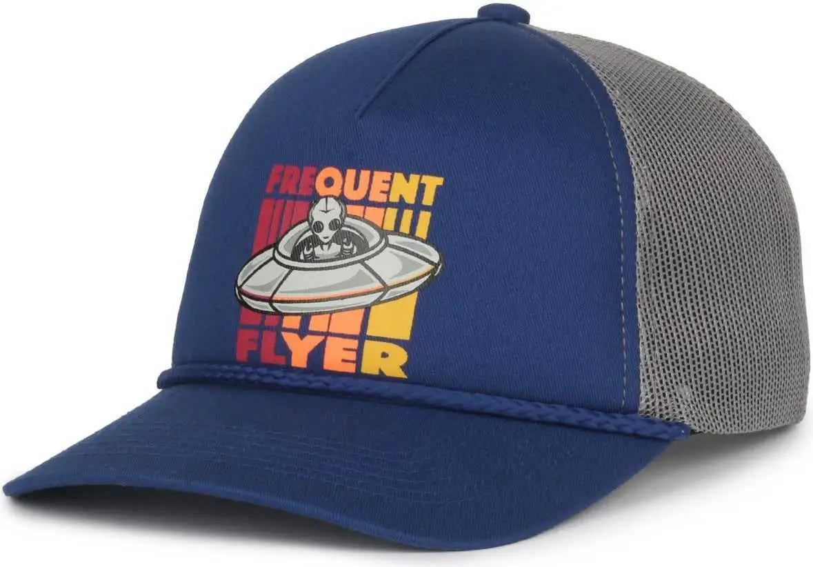 OC Sports ALIEN05 Pro Crown Dad Cap - Royal Charcoal - Royal Dark Gray / 6 7/8’’ - 7 1/2’’