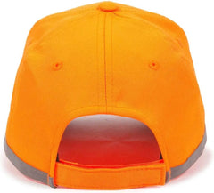 OC Sports ANSI-100 Adjustable Cap that is Easily Visible - Blaze - Blaze / 6 7/8’’ - 7 1/2’’