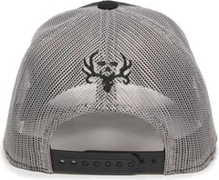 OC Sports BC02C Bone Collector Cap - Black Light Gray - Black Light Gray / 6 7/8’’ - 7 1/2’’