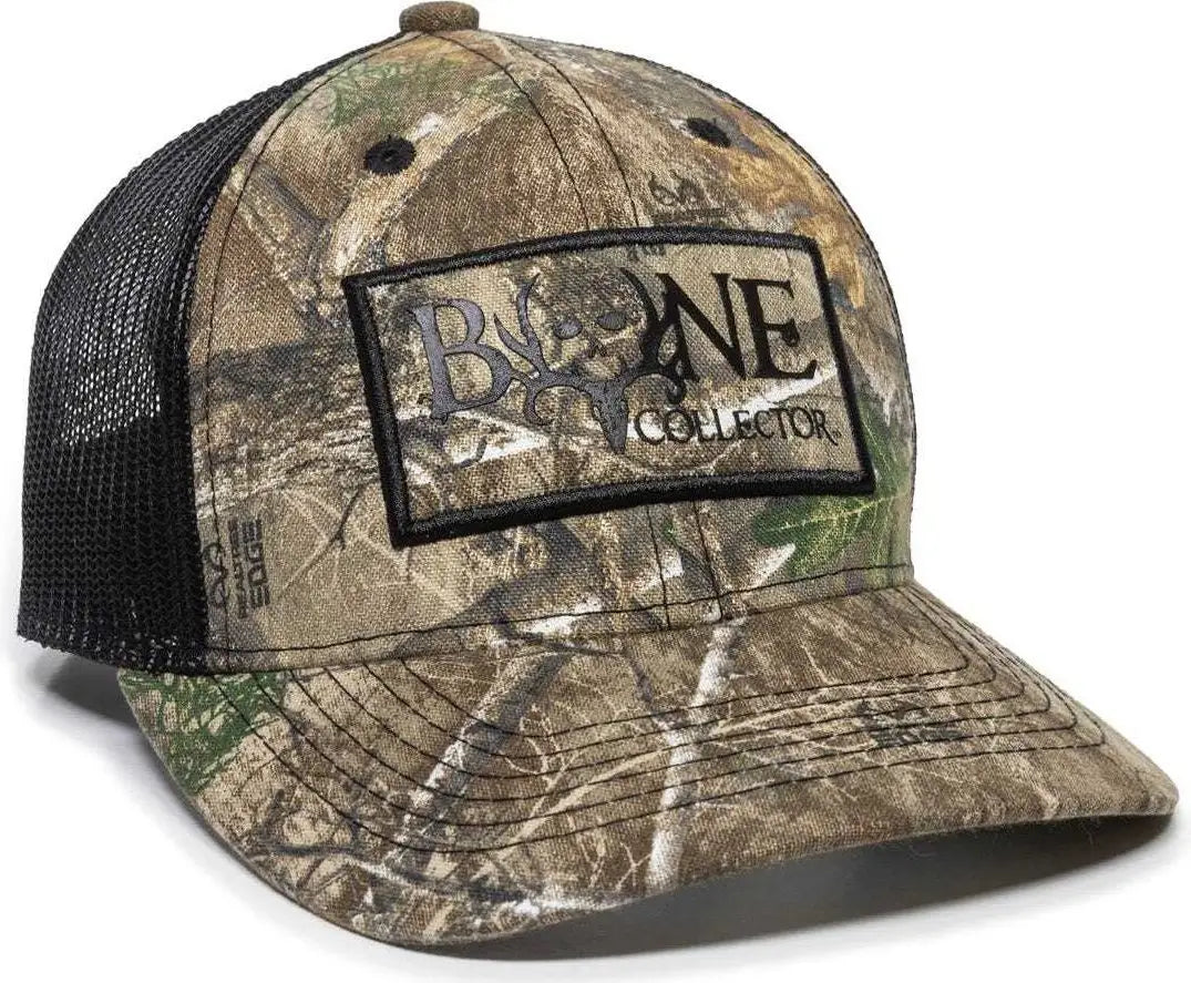 OC Sports BC06A Bone Collector Cap - Realtree Edge Black - Realtree Edge Black / 6 7/8’’ - 7 1/2’’